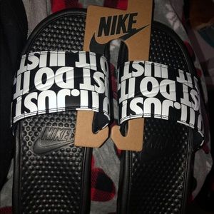 Nike just do it man slide